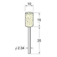 日本精密機械工作 軸付フェルトバフ ハード 5本 F1210 1箱（直送品）