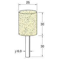日本精密機械工作 軸付フェルトバフ ソフト 5本 F4125 1箱（直送品）