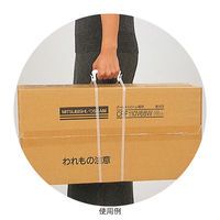 ストア・エキスプレス 【100個】持ち手 安心手提げホルダー 白 幅約11×高さ4cm 6832-2 1セット(100個)（直送品）