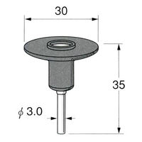 日本精密機械工作 ソフトゴムパット 5個 A3030 1箱（直送品）