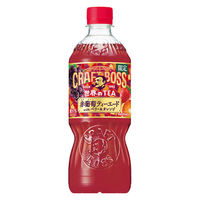 サントリーフーズ クラフトボス 世界のTEA 赤葡萄ティーエード 600ml 1セット（48本）