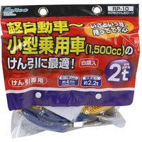 大自工業 Meltec のびのびけん引ロープ 2t RP-10 1個 564-8051（直送品）