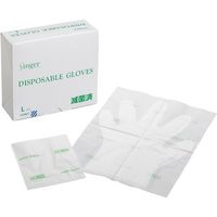 宇都宮製作 シンガー シンガーディスポーザブル滅菌済(100枚入)L EVA0420NETBL 1箱(100枚) 612-3359（直送品）