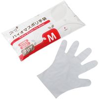 宇都宮製作 プロプラス バイオマス手袋PE クリア袋入 100枚入 M LPE0141SETPM 1袋(100枚) 657-6910（直送品）