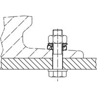 ロームヘルド・ハルダー HALDER 球面ワッシャー ステンレス鋼 呼び径M6 23050.0606 1個 849-8729（直送品）