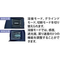 理研オプテック リケン 自動遮光溶接ゴグル TORCH 1844000 1個 699-7872（直送品）