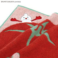 パペットスンスン タオルハンカチ スンスン（トマト） 79-0050080-R 1枚 タオル美術館