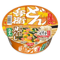 日清のどん兵衛　三種の重ね貝だしうどん 6個 日清食品 カップ麺