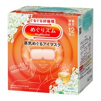 めぐりズム蒸気めぐるアイマスク ホワイトティーの香り 1箱（12枚入） 花王
