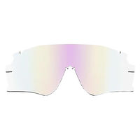 サングラス 鼻パッドがないスポーツサングラスAF-306 C-4REオレンジマット 調光パープルミラーレンズ装着 AF306C4（直送品）