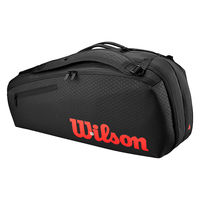 テニス ラケットバッグ CLASH V3 6PK RACQUET BAG BLACK/Infrared WR80381010（直送品）