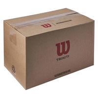 Wilson(ウイルソン) テニス 競技ボール 硬式 TRINITI CLUB TBALL Yellow WR82015010 1箱（直送品）