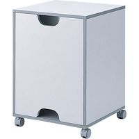 サンワサプライ レーザープリンタスタンド/台/ラック（W500×D500mm） SPS-25KN 1個（直送品）