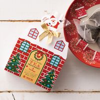 ヘッズ クリスマスサンタスマイリングティー/フルーツバスケット 30個(6個×5) 754-XMS 1セット(30個入)（直送品）