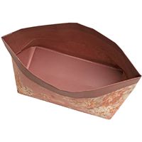 ヘッズ アンティークフラワー舟形ペーパーバッグ-1 60枚(20枚×3) AQF-B1P 1セット(60枚入)（直送品）