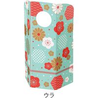 ヘッズ イージーフラワー和風ペーパートレイ-S/青緑 50枚(10枚×5) ESF-WABS 1セット(50枚入)（直送品）