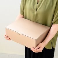 ヘッズ 無地シャンパンピンクギフトボックス-L1 50枚(10枚×5) MCP-LGB1 1セット(50枚入)（直送品）