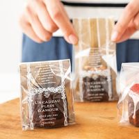 ヘッズ メルヴェイユスイーツパック/クリア-28冷凍可 2000枚(100枚×20) MER-NB28 1セット(2000枚入)（直送品）