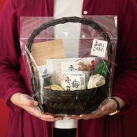 ヘッズ フォトプリントジップ付バッグ/竹カゴ-M 150枚(30枚×5) PPA-ZM 1セット(150枚入)（直送品）