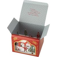 ヘッズ クリスマスベアラーウィンドウギフトボックス-M 50枚(10枚×5) XBR-GBM 1セット(50枚入)（直送品）
