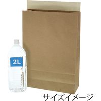 シモジマ 宅配袋 LL 撥水 貼付位置入 未晒 004192241 1セット(25枚入×8袋 合計200枚)（直送品）