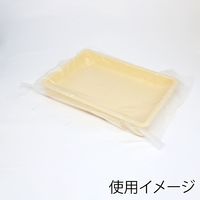 シモジマ 片開きシート 800角 ナチュラル 006630015 1セット(100枚入×20袋 合計2000枚)（直送品）