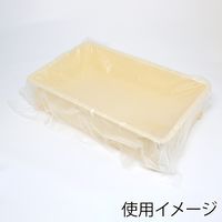 シモジマ 片開きシート 1000角 ナチュラル 006630017 1セット(100枚入×10袋 合計1000枚)（直送品）