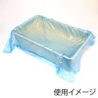 シモジマ 片開きシート 1000角 ブルー 006630022 1セット(100枚入×10袋 合計1000枚)（直送品）