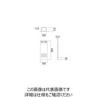 杉田エース ユニオン 消火器ケース 床置式 UFBー3Fー911 UFB-3F-911-SIL 1個（直送品）