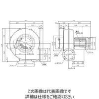 昭和電機 安全増防爆型電動送風機 ME-EC-125-R313 1個（直送品）