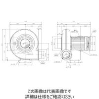 昭和電機 耐圧防爆型電動送風機 MD-EC-75T-R313 1個（直送品）