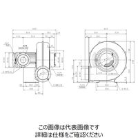 昭和電機 耐圧防爆型電動送風機 MDーEPー125ーL313 MD-EP-125-L313 1個（直送品）