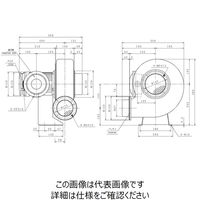 昭和電機 耐圧防爆型電動送風機 MD-AH-400-L313 1個（直送品）