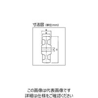 オーエッチ工業 ナイロン車輪 25Nー32 1セット(30個)（直送品）