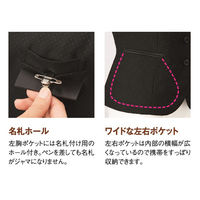 神馬本店 ピンドット ベスト ブラック 13号 SA382V-7-13号 1着（直送品）