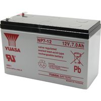 【産業機器用品】 台湾ユアサ 制御弁式鉛蓄電池 12V UPS・非常電源用 NP7-12 1個（直送品）