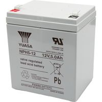 【産業機器用品】 台湾ユアサ 制御弁式鉛蓄電池 12V UPS・非常電源用 NPH5-12 1個（直送品）