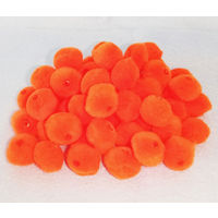 創＆遊 ふわふわビーズ だいだい 小 ぼんてん FB-250-004 1袋