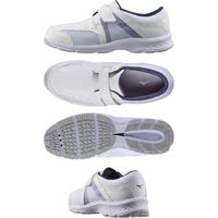 ミズノ AIRFORT(エアフォート) ホワイト×ネイビー 27.0cm 4550232280900 1足 W2549　シューズ　レディス　メンズ（直送品）