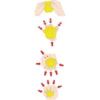 島製作所 わくわくエクササイズ　にくきゅう　ピンク（ソフト） 4945528750296 1個（直送品）