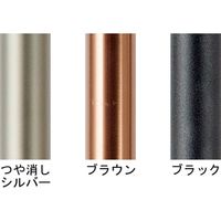 エコノミーステッキ（伸縮・太身）　OT-002　つや消しシルバー 4968501850271 1本 マキテック（直送品）