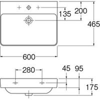 SANEI 洗面器のみ※他パーツ別売り SL810963-W-104 1個（直送品）