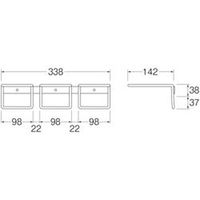 SANEI アイアンホルダー W2117-D 1個（直送品）
