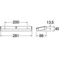 SANEI ダブルペーパーホルダー W3808-MD 1個（直送品）