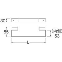 SANEI タオル掛セット300mm W57-92S-300 1個（直送品）