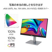 ASUS <ProArtシリーズ>PA247CV(23.8型 sRGB100% IPSパネル搭載液晶モニター) PA247CV 1個