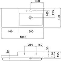 SANEI 洗面器のみ※他パーツ別売り SL818431-W-104 1個（直送品）