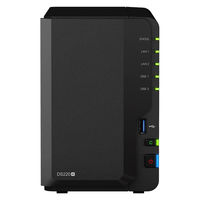 NAS Synology NASキット 2ベイ DS220+ DiskStation 組み立て式 シノロジー 初心者ガイド付き 1台