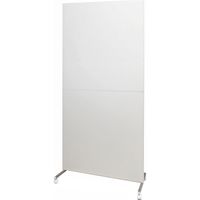 【軒先渡し】日本住器工業 キャスター付き マガジン収納パーテーション PS-900CPM 900×450×1880mm ホワイト 1台（直送品）