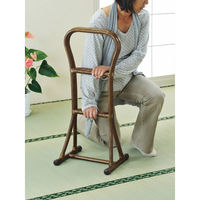 シャディ 籐つかまり立ちステッキ 26-6405-224 1箱（直送品）